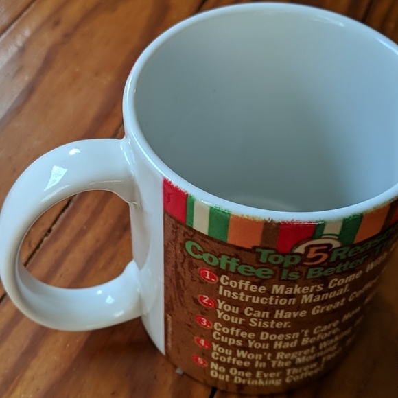 Coffee is better than sex funny coffee mug - Picture 2 of 3